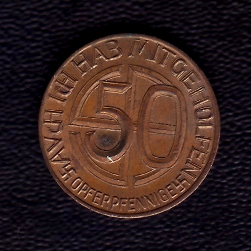 Genuine-Hitler-50-Pfennig-Token?