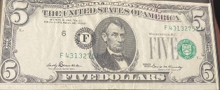 1969-Misaligned?-$5-FRN