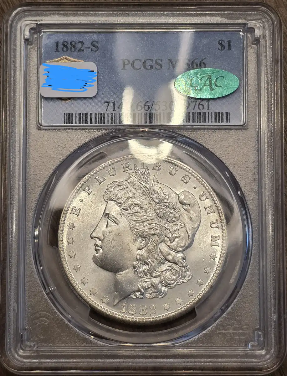 Guess-The-Grade-On-A-CAC-Approved-1882-S-Morgan-Dollar!