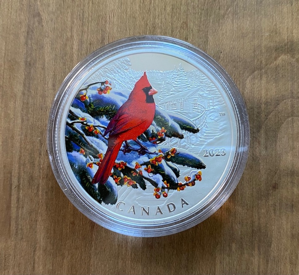 2021-1-Oz.-Silver-Coin---Colourful-Birds:-Blue-Jay