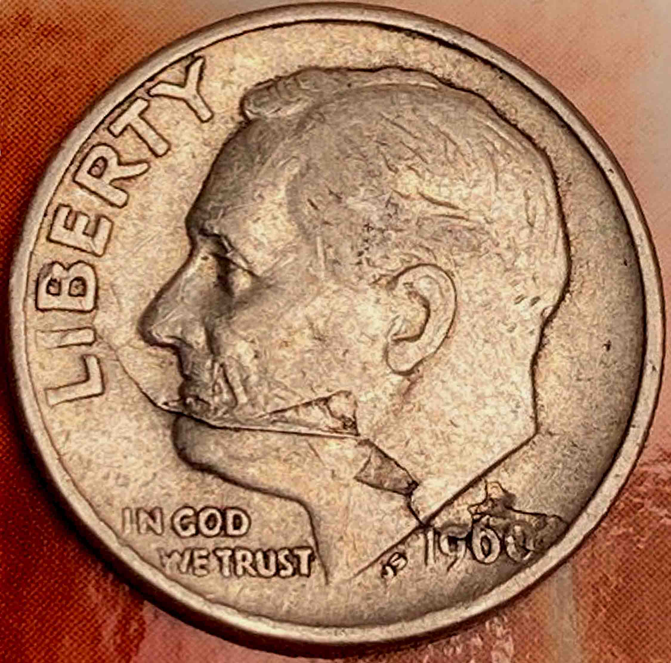 1960-Roosevelt-Dime---Lamination-Error-Or-Planchet-Error-Of-Some-Kind?