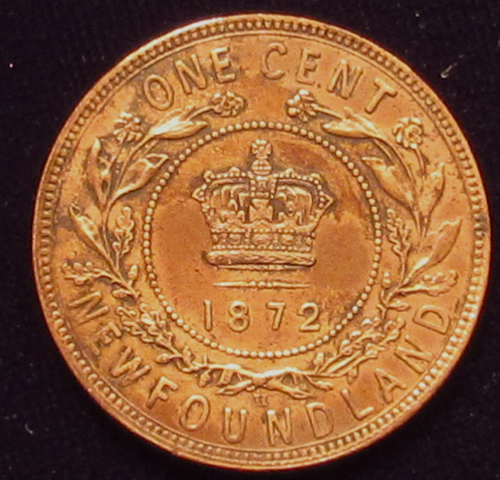 Newfoundland-1972-H-MS-65-Red-Obverse,-And-Ef45+-Reverse----OH-No.