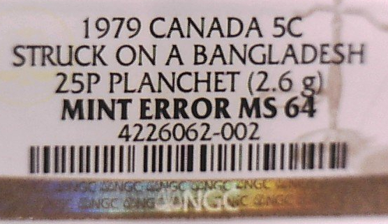 Country-Of-The-Day:-Bangladesh,-1980-Canada-Cent-Struck-On-A-1980-Bangladesh-25-Poisha-NGC-MS-67
