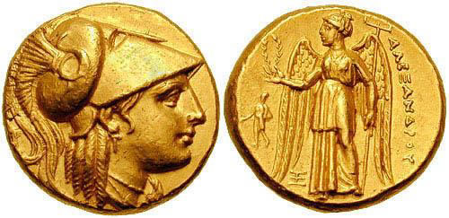  Alexander the Great Coins AV Stater, Lifetime strike 8.61g, struck at Abydos in Asia Minor 328 – 323 BC. Price# 1497