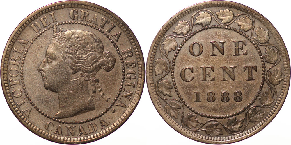 1888 Victoria Large Cent 