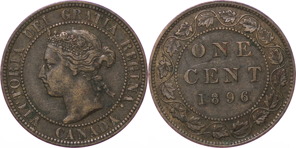1896 Victoria Large Cent 1896 Victoria Large Cent