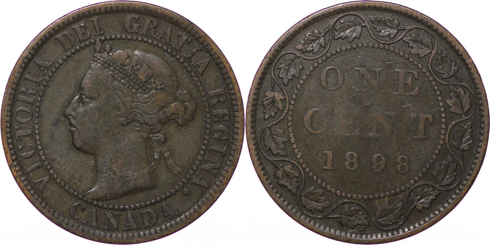 1898 H Victoria Large Cent 1898 H Victoria Large Cent