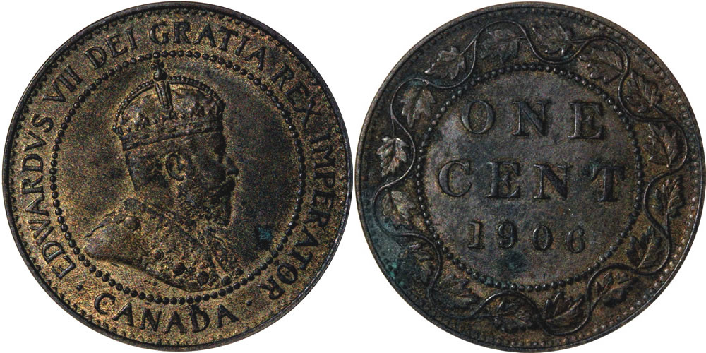 1906 Edward VII Large Cent 1906 Edward VII Large Cent