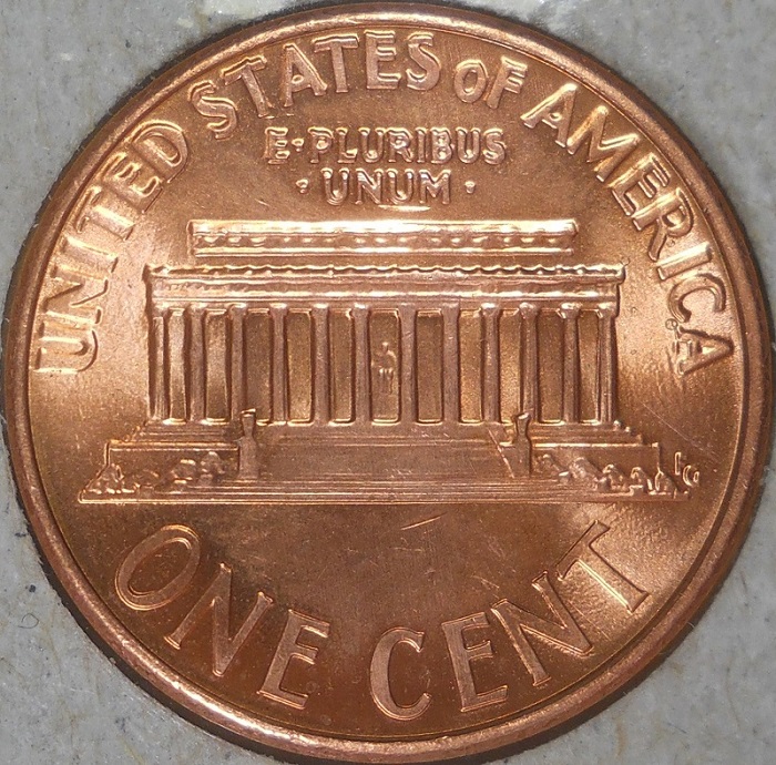Found-A-Nice-1995-Lincoln-Memorial-Cent-Trail-Die-Today,-1995-P-1-Der-022t.