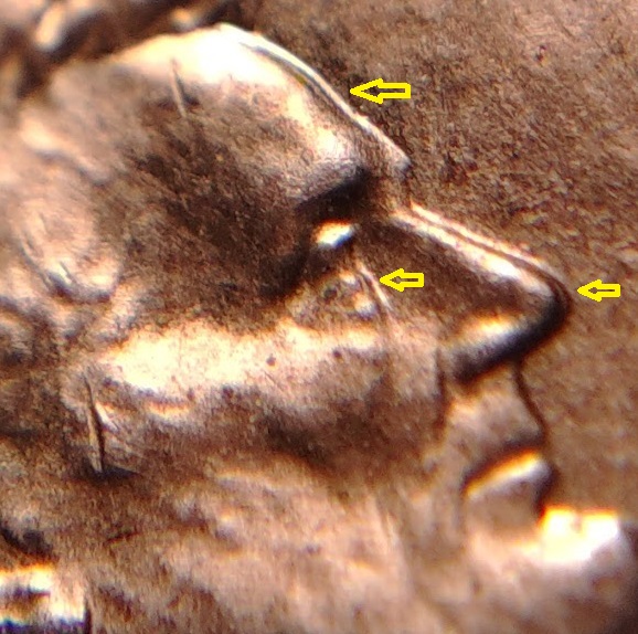 2022-P-Lincoln-Cent.-A-Look-At-The-Tip-Of-The-Nose.