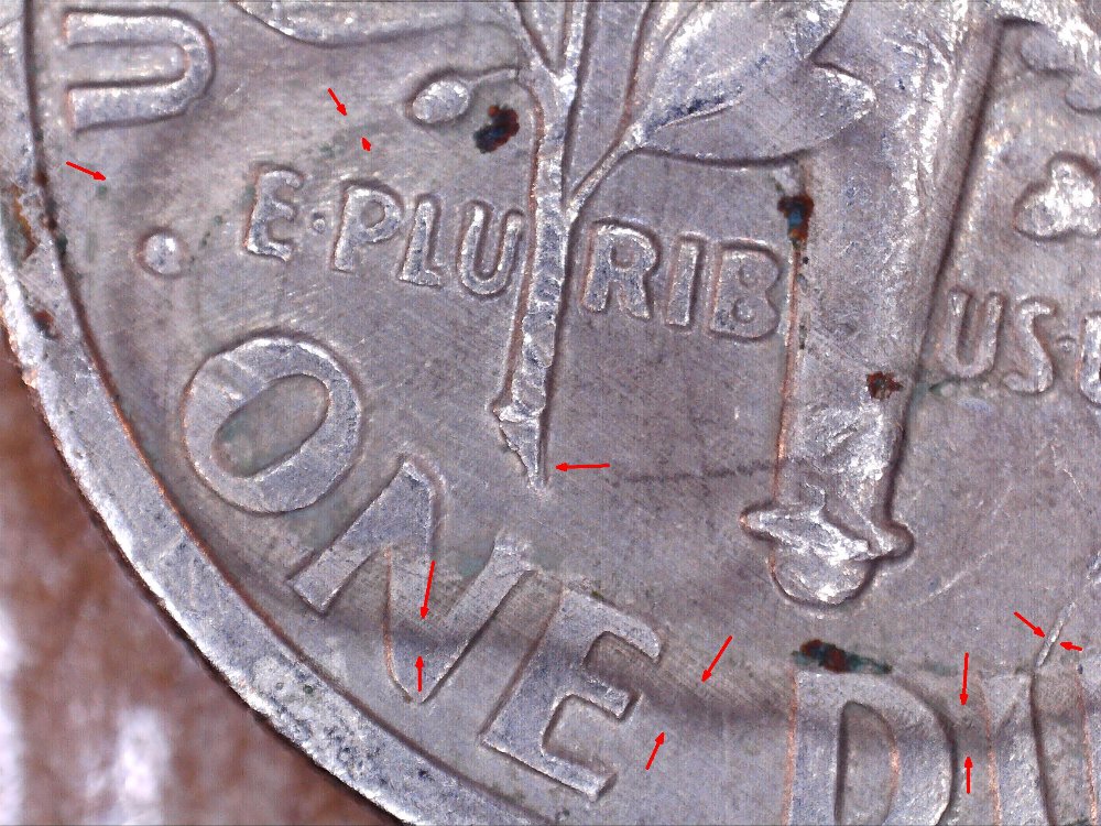 1990-P-Roosevelt-Dime-With-Major-Die-Run-And-More-Mystery-Error