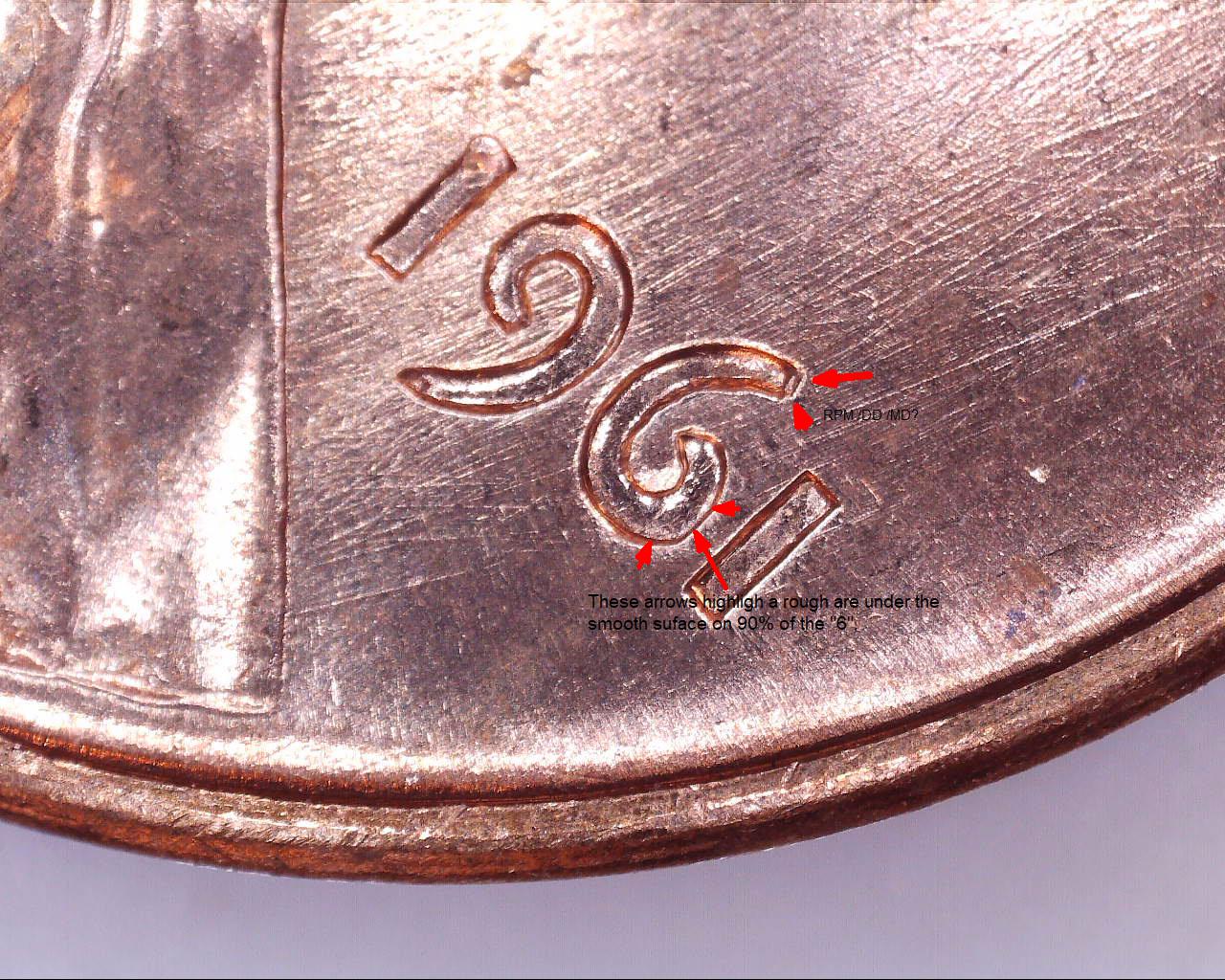 1961-Red-Lincoln-Penny-With-Interesting-