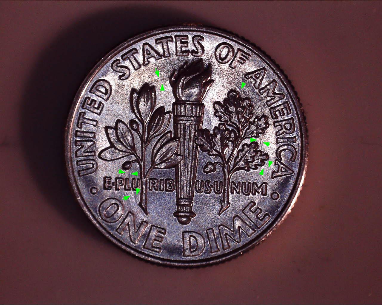2019-P-Ros.-Dime-Strike-Through-*-Possible-D/D-On-Quarters-&-1973-D-Penny