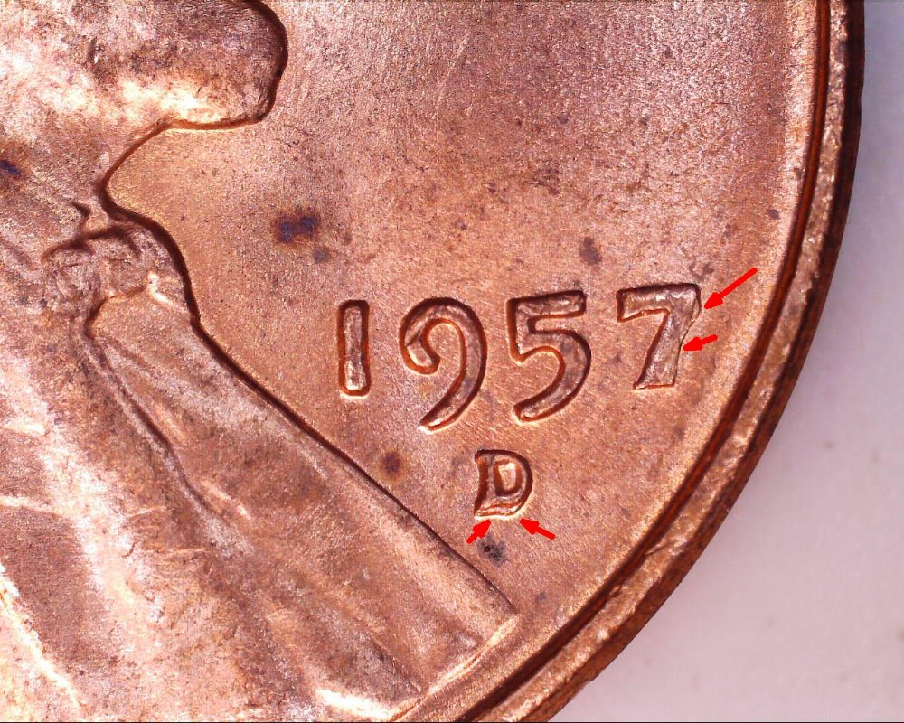 1957-D---Lincoln-Penny-Of-5-Different-Varieties
