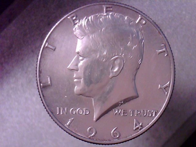 1964-D-Kennedy-Half-With-Some-Notching....common?