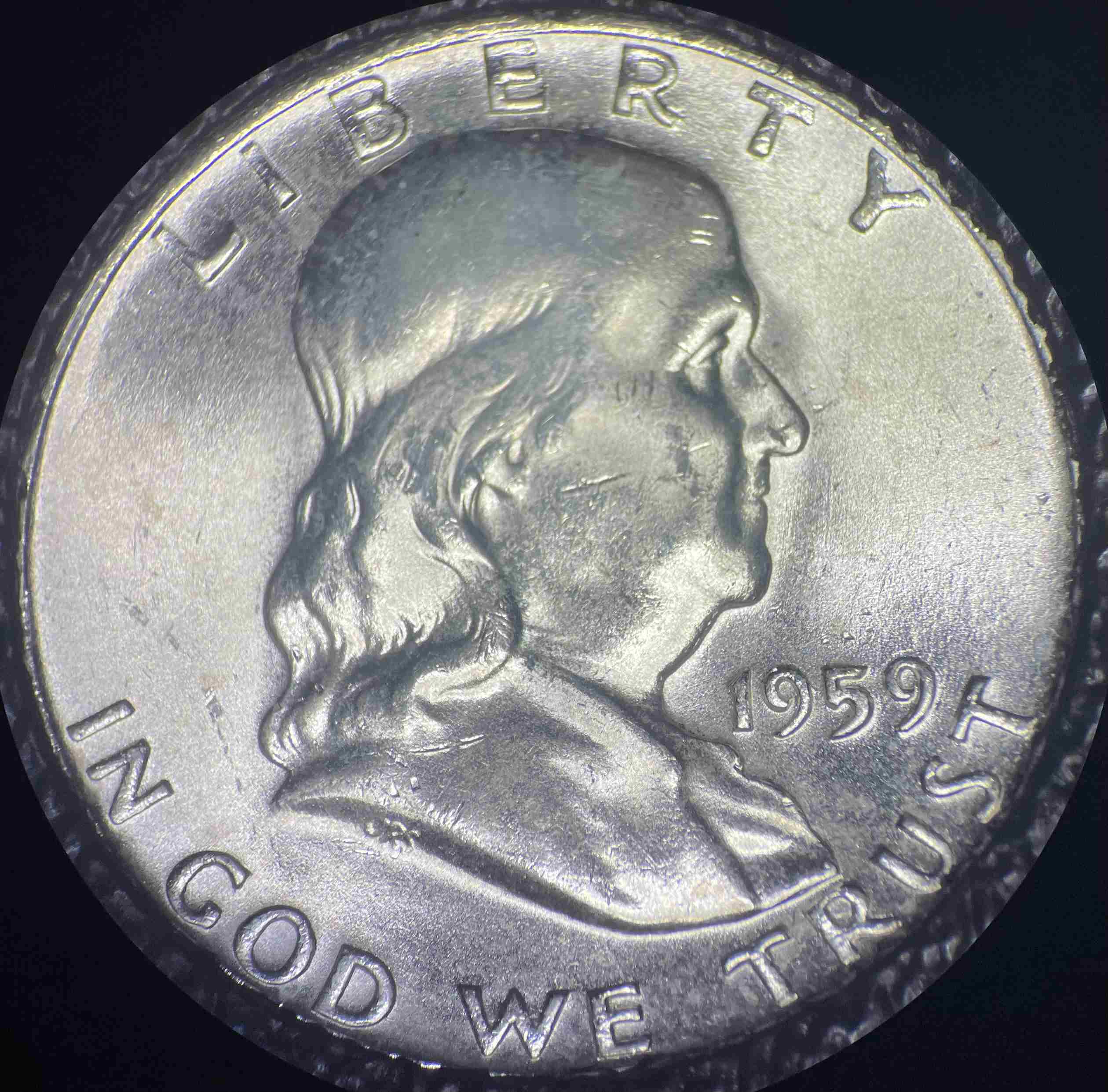 1959-P-50c-Franklin-Halves-DDR?-Type-3-Eagle-？