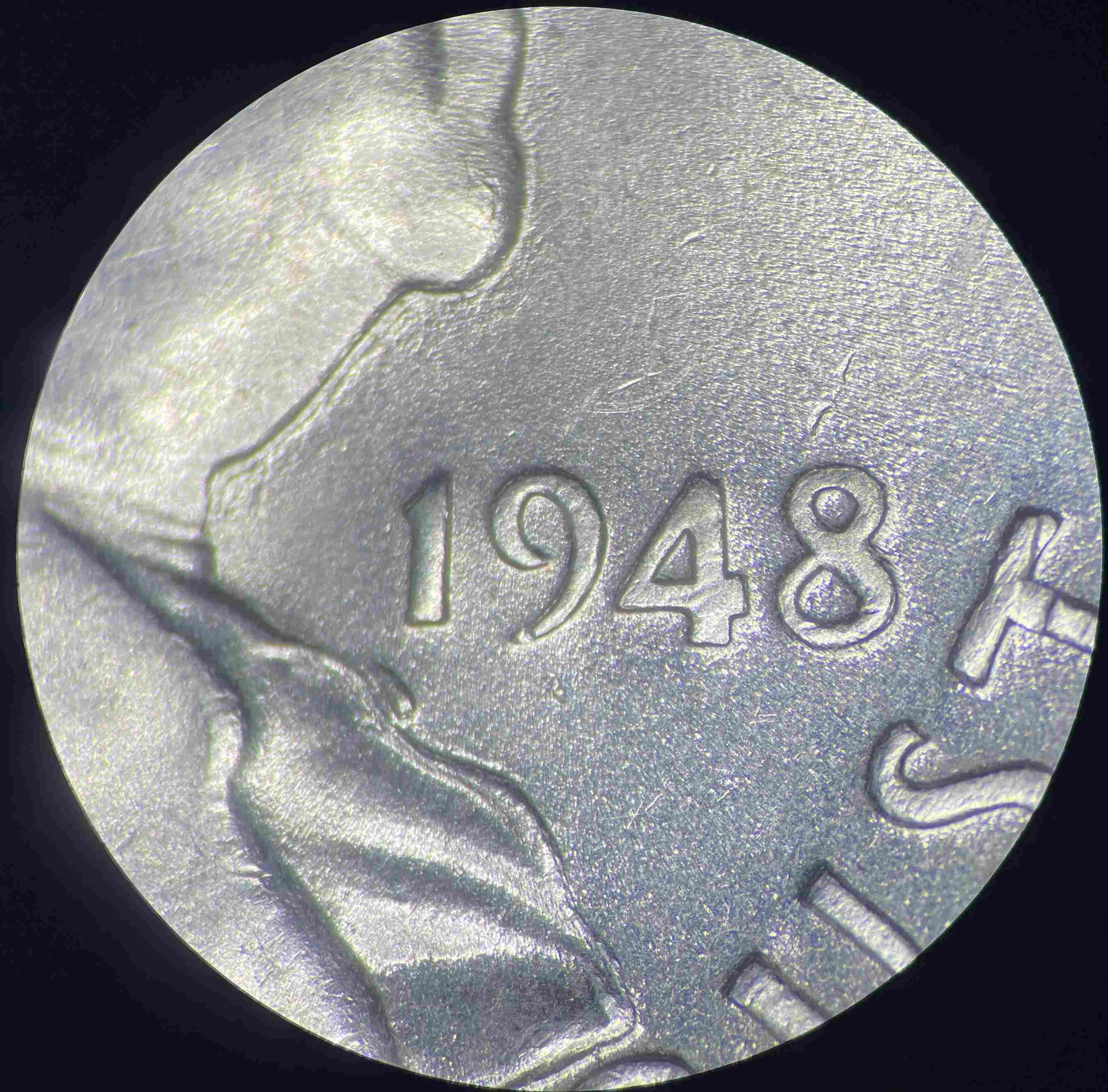 1948-P-Franklin-Halves-,-Ddr-And-DDO?