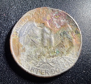 Bogus-Washington-Quarter;-Eagle-Back
