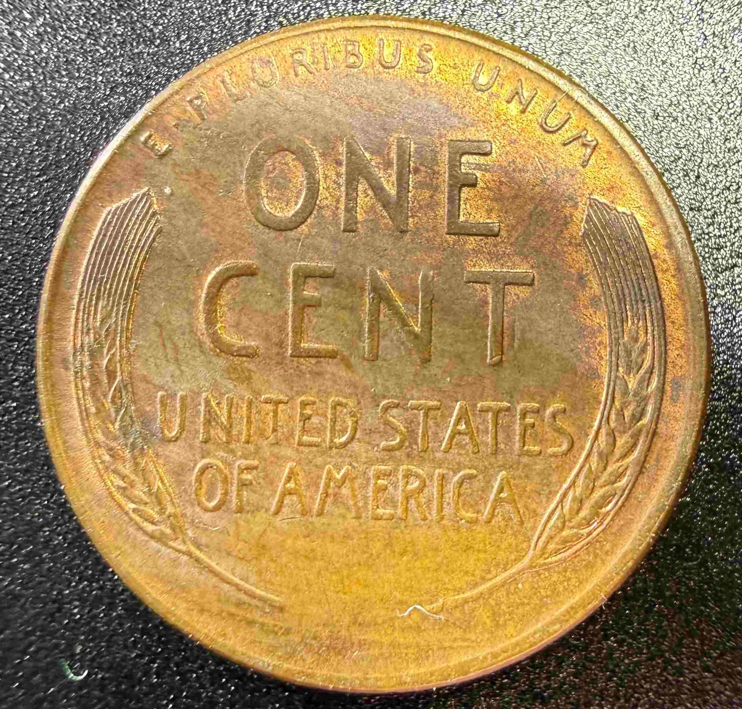 1957-D-Lincoln-Cent---Raised-Areas-Adjacent-To-Lincoln's-Bust