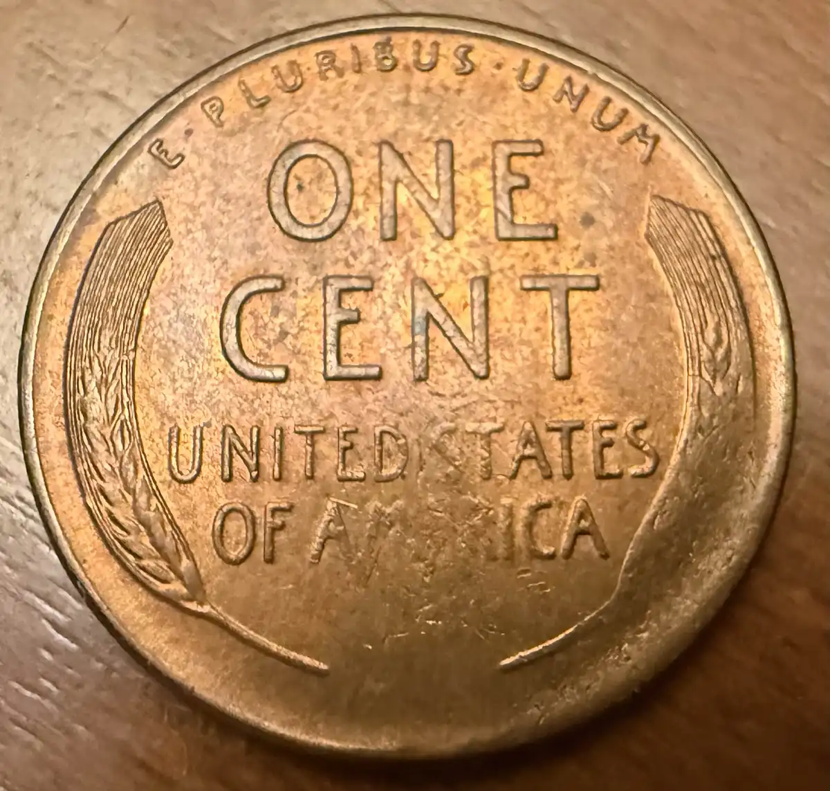 1954-Lincoln-Wheat-Cent---Struck-On-Tapered-Planchet