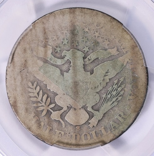 1901-S-Barber-Half-Dollar:-Tape-Residue---Yuck!