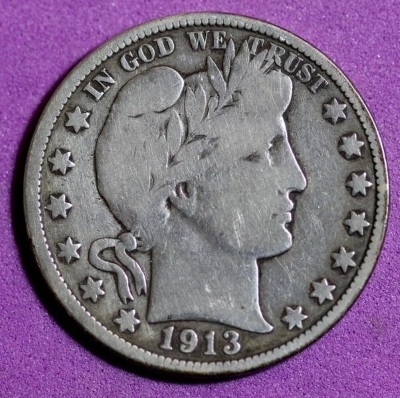 Need-Help-Spotting-Cleaned-Barber-Half-Dollars---1913-P-Example