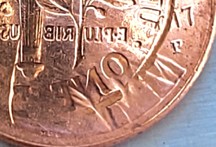 2017-P-Lincoln-1cent-/Dime-Mule-Clash-Error!