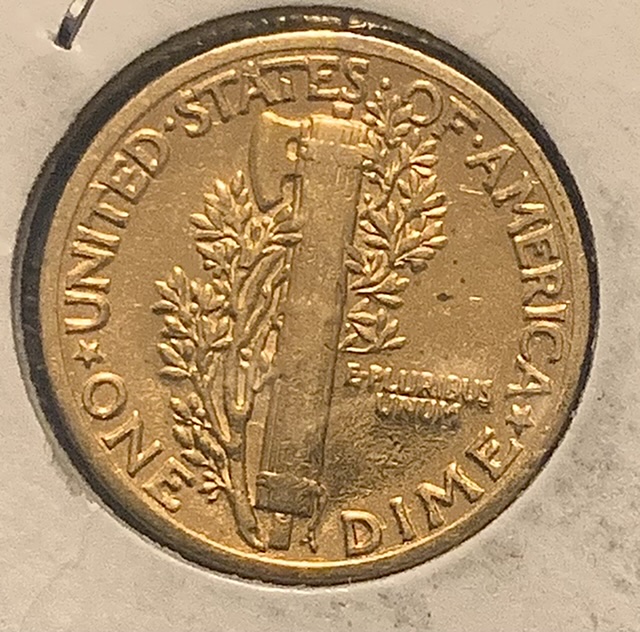 Gold-1939-Mercury-Dime-For-Grading.