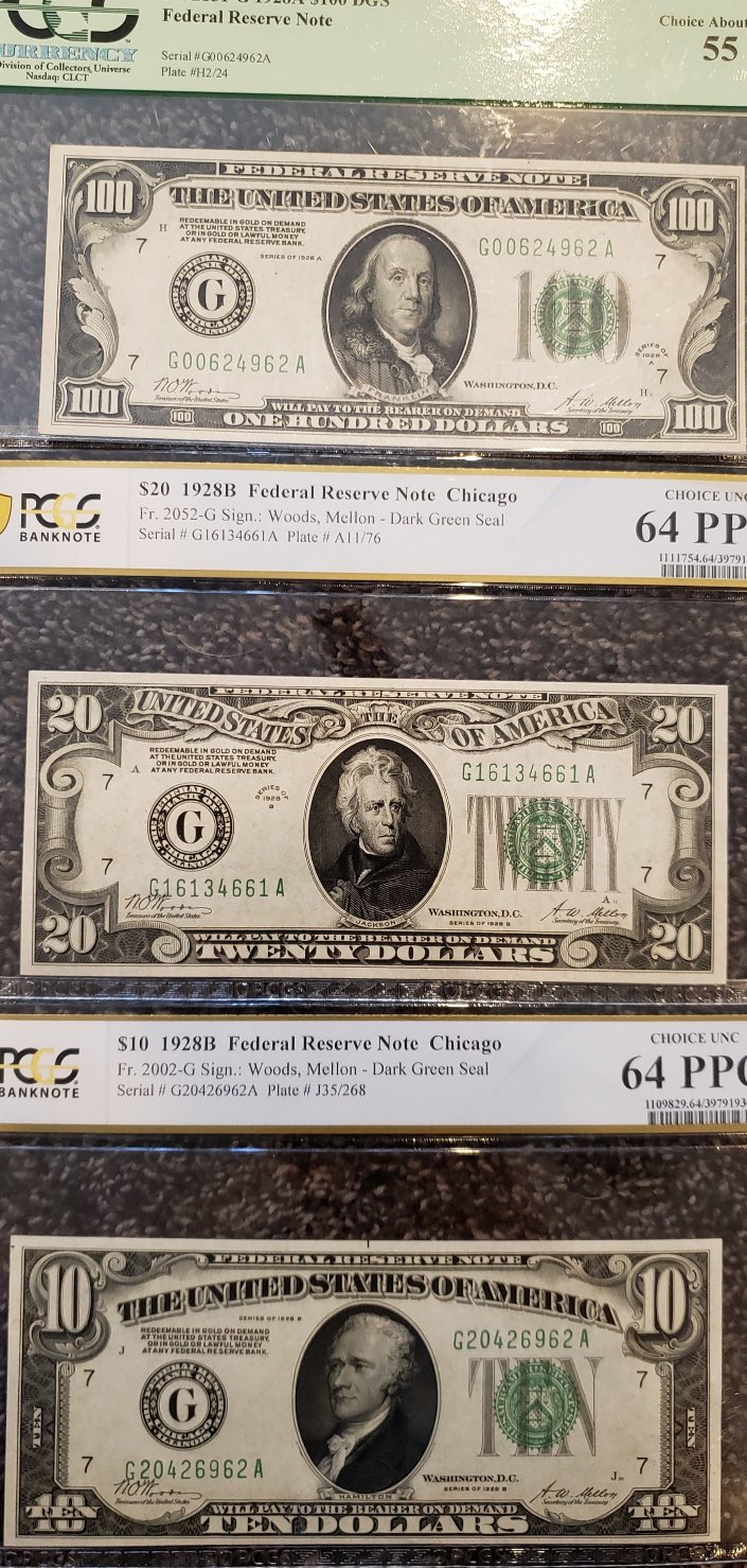 1914-And-1928-Federal-Reserve-Note-Set