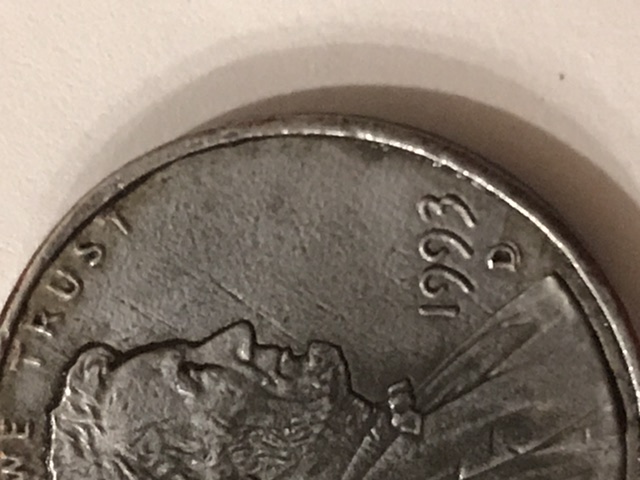 I-Need-Help-With-A-1993-D-Lincoln-Penny-It-Looks-Silver-Or-Black