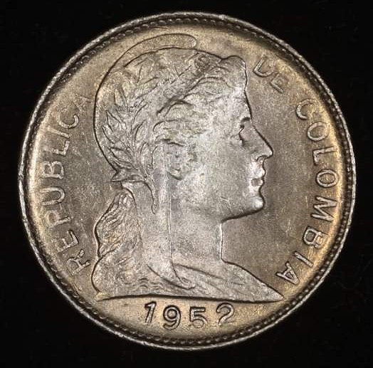 1952-Colombia-1-Centavo-Doubled-Die