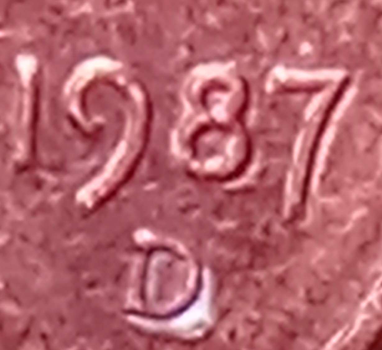 1987-D-Lincoln-Cent.-Is-It-A-Plating-Blister?-Caused-By-Heat-And-Air?