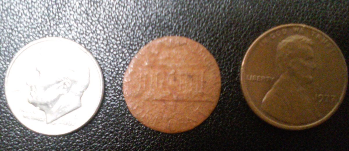 1969-D-Lincoln-Cent-Size-Of-Dime-And-Wafer-Thin.