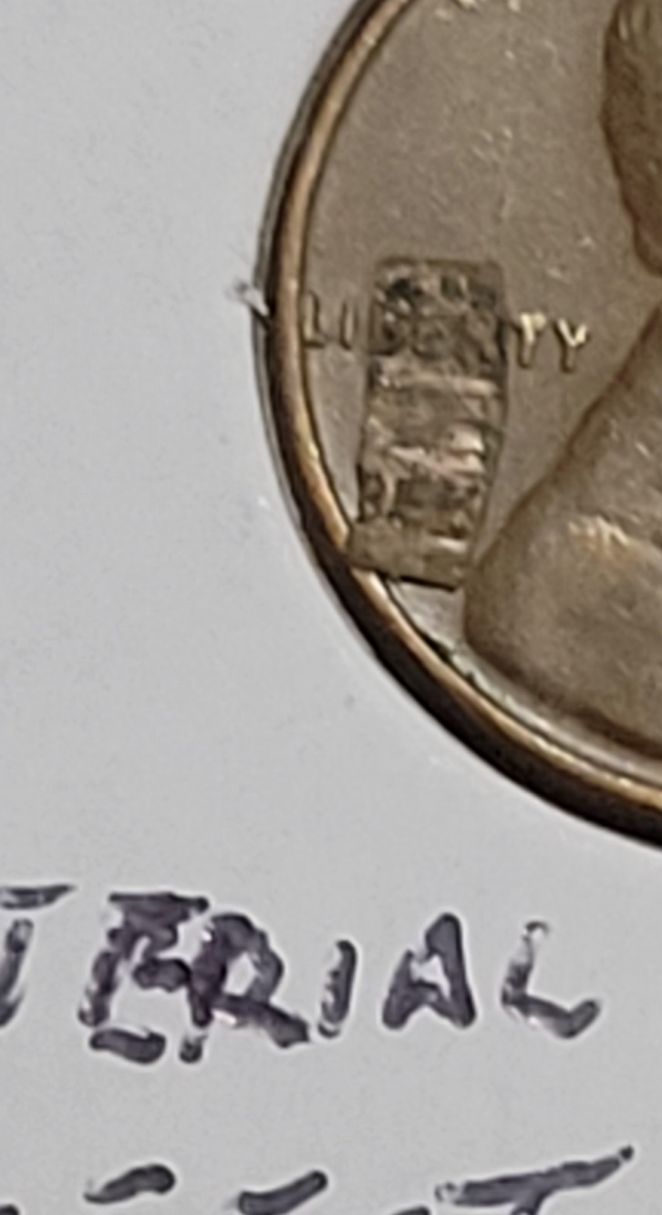 1959-D-Penny/-Obverse--Material-Failure