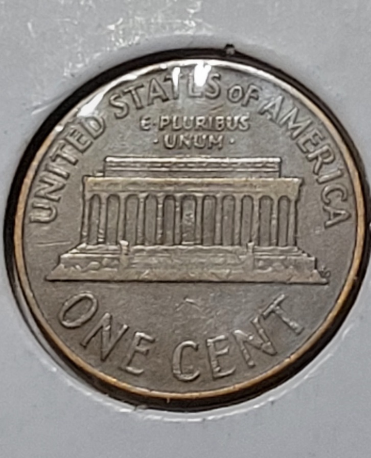 1959-D-Penny/-Obverse--Material-Failure