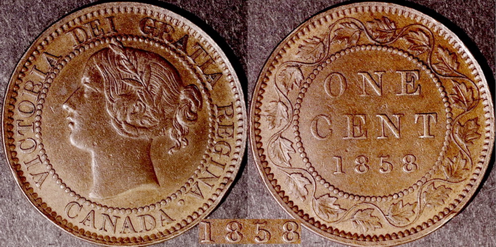 1858-Large-Cent,-I'm thinking-VG8-Thoughts?