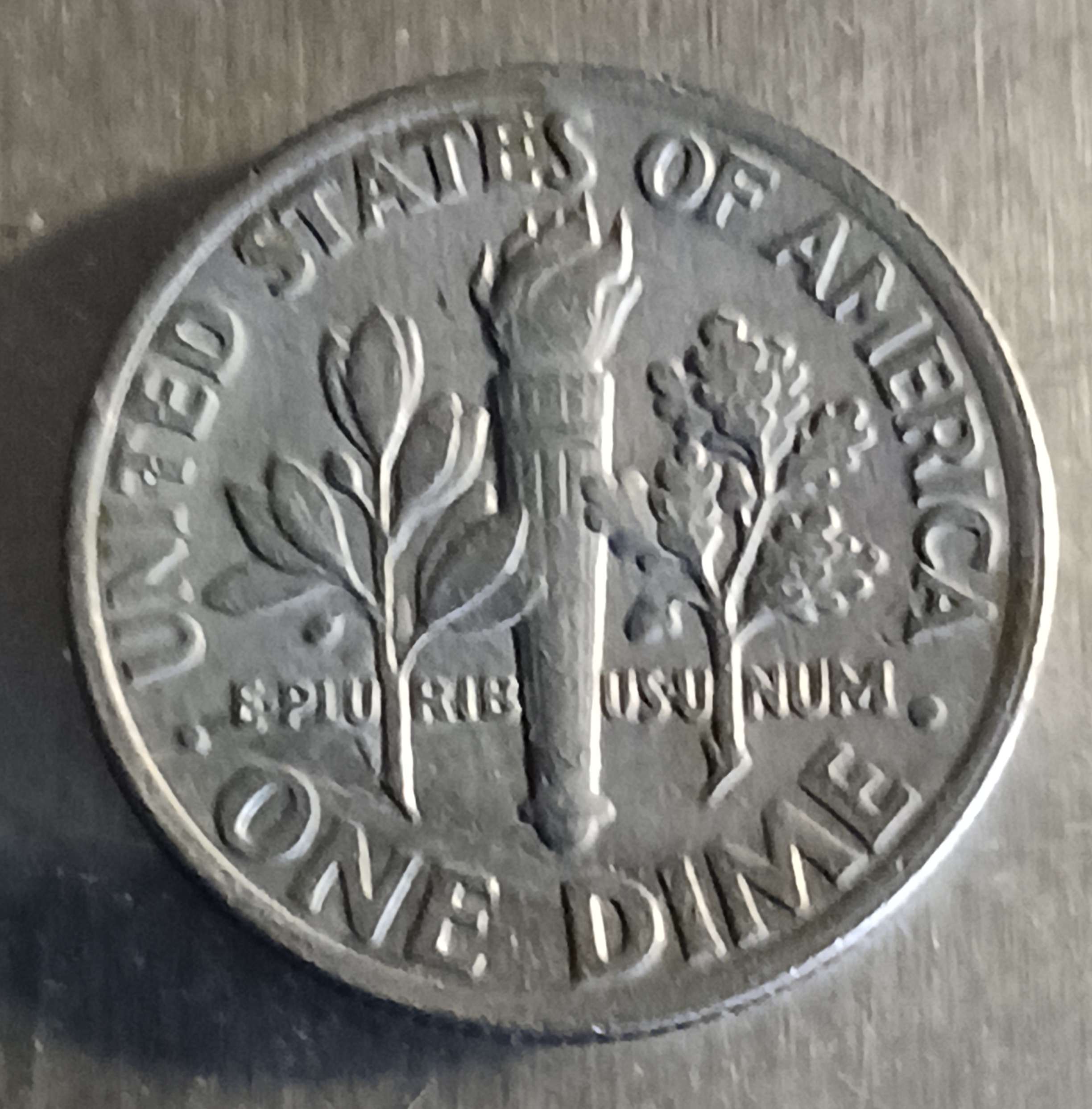 1996-P-Dime-Foreing-Object-And-Possible-DDR