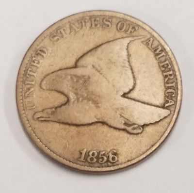 Altered-1856-Flying-Eagle-Cent