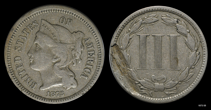 1881-3-Cent-Nickel-Lamination
