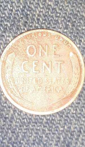 1919-Red-Wheat-Penny-W/Errors-Reverse-&-Obverse