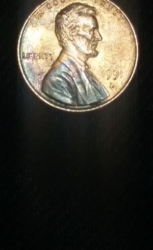 1991-D-Lincoln-Penny...tone-&-Error-Both-Sides-Of-Coin.help!