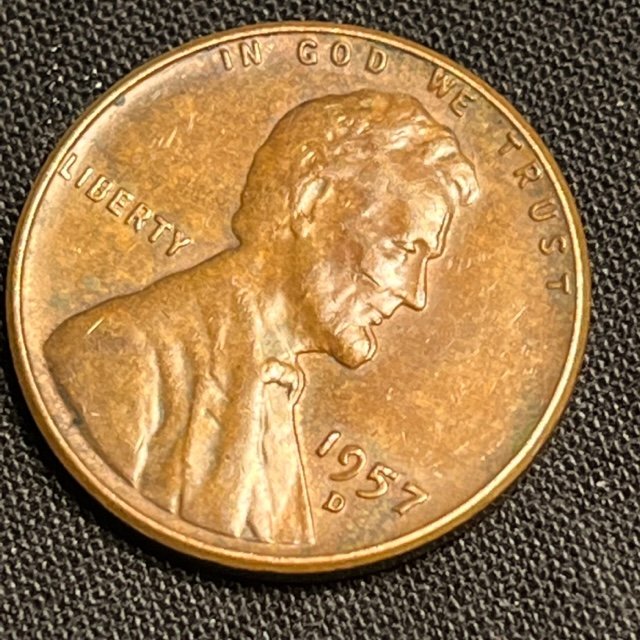 1957-Lincoln-Penny-With-Double-Chin?