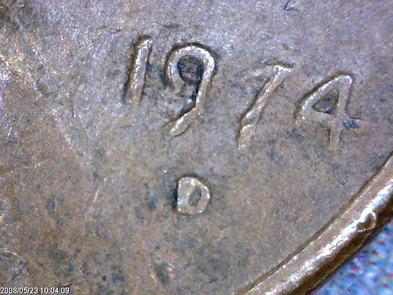 1974-D-Lincoln-Memorial-Cent-9-&-7-Error-At-First-Glance-Thought-It-Was-A-1914-D
