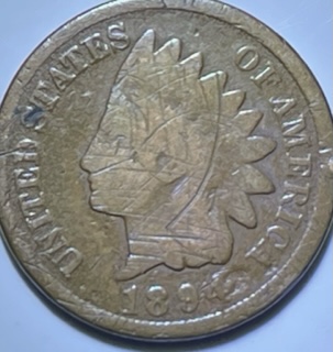 1894-Indian-Head-Penny-2.6-Gr-Weight
