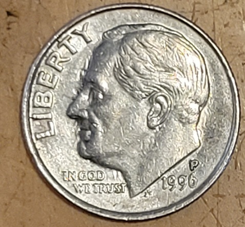 1996-P-Dime-Found-In-The-Wild-Looking-Strange