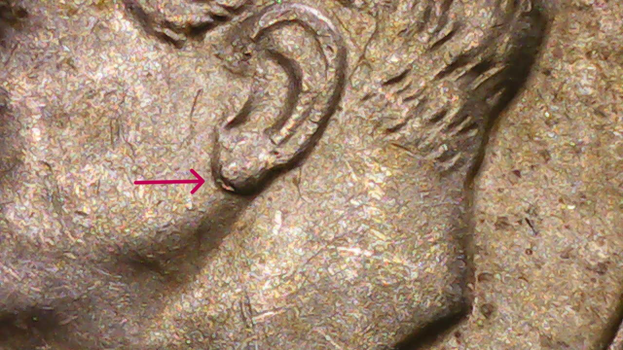 1964-D-Dime-With-Re-Punched-Mint-Mark/Double-Ear?