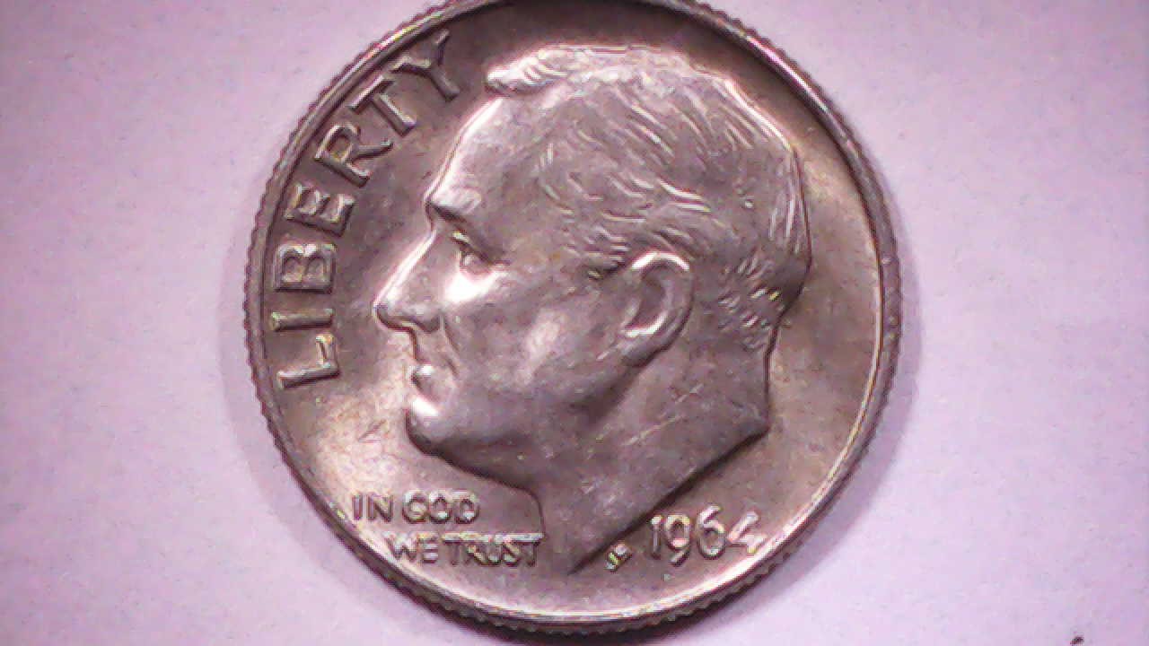 1964-D-Dime-With-Re-Punched-Mint-Mark/Double-Ear?