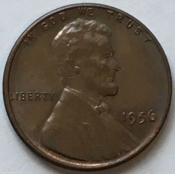 1956-Lincoln-Cent-Cracked-Skull-And-Die-Chip-Extra-Tie