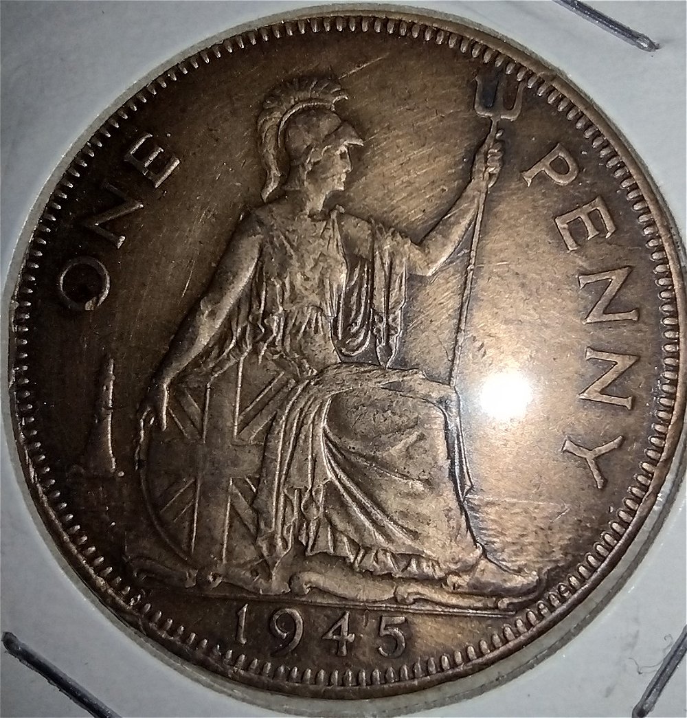 1945-One-Penny-Britain-Grade?