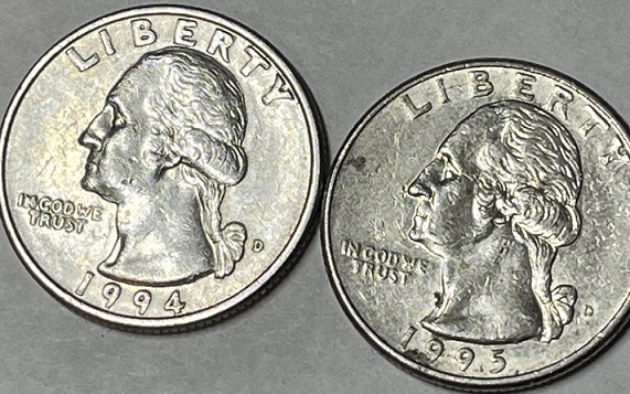 1994-D-Quarter.-Possible-DDO.-Extra-Thickness-Of-Letters/Date,-Tip-Of-Nose,-Extra-Eyebrow?